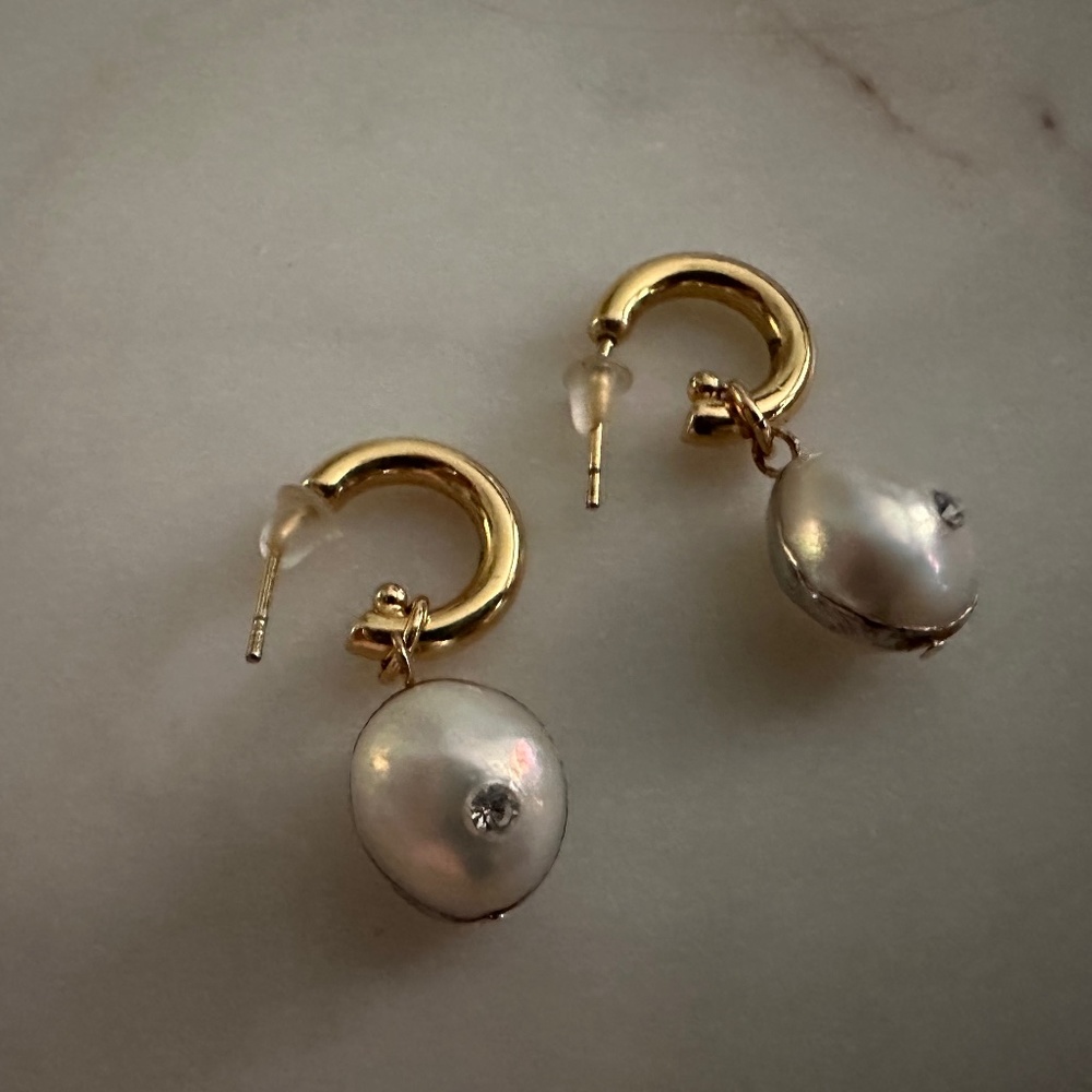 maje Pearl Earrings